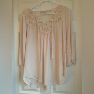 Lauren Conrad Women’s Light Pink Blouse, Size M